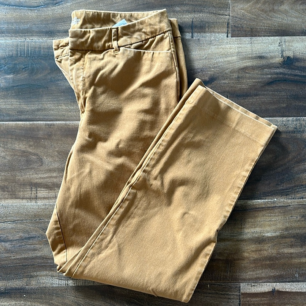 High rise pixie straight ankle pants